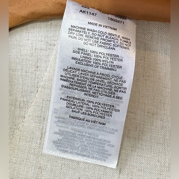 GUC Columbia Camel Brown Rain Resistant Hiking Vest - Picture 8 of 9